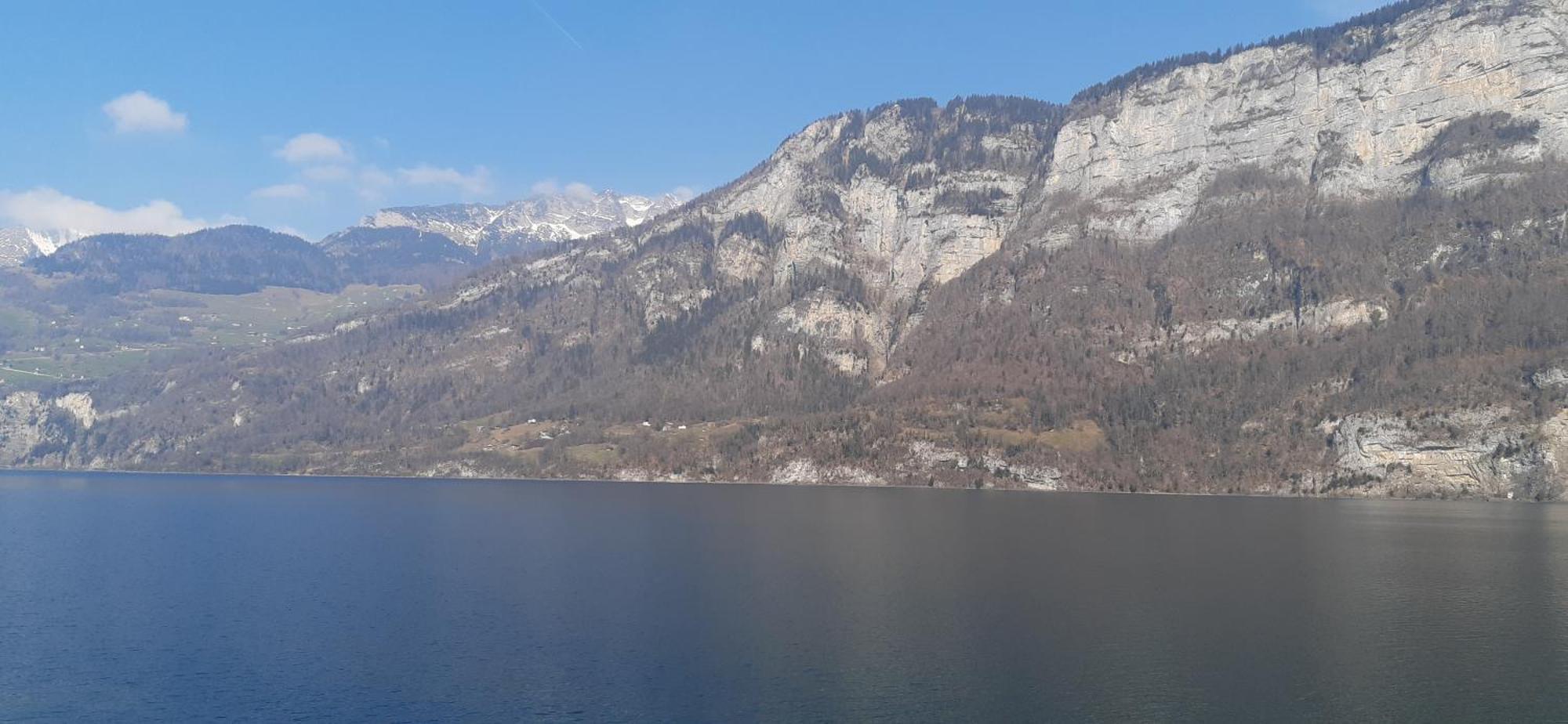 Apartment Panorama Am Walensee In Neubau-Villa Obstalden Exterior foto