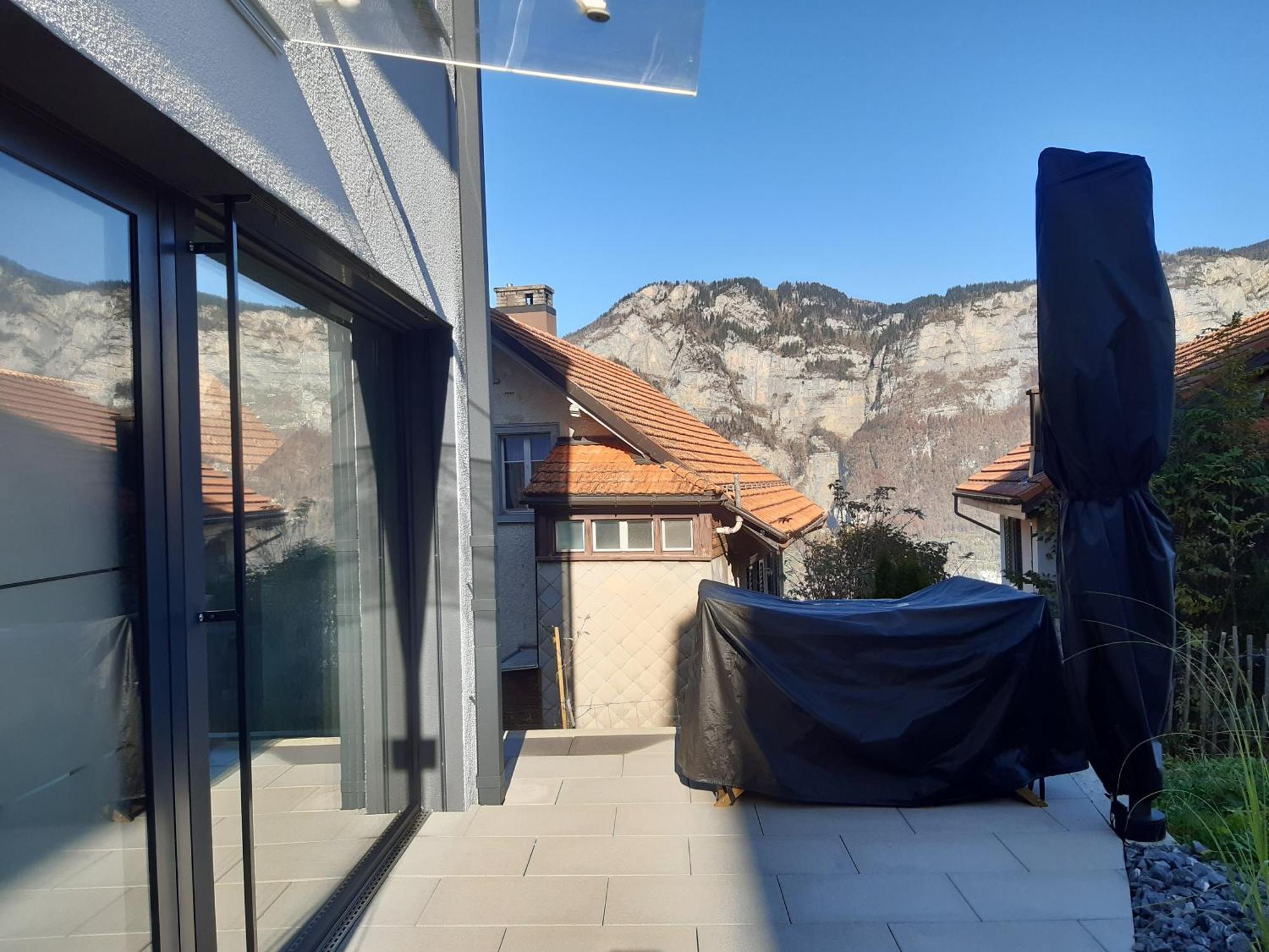 Apartment Panorama Am Walensee In Neubau-Villa Obstalden Exterior foto